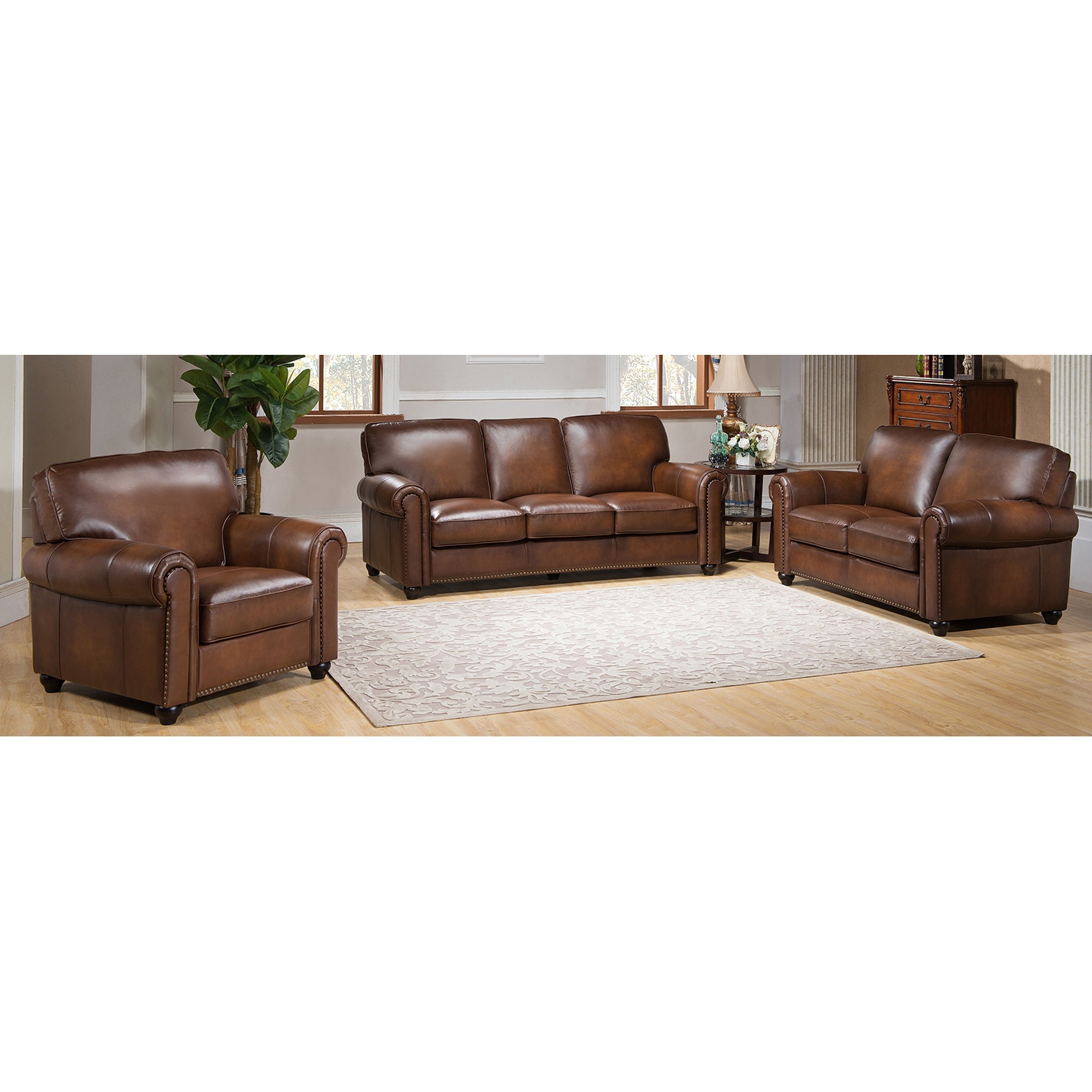 Best ideas about 3 Piece Living Room Set
. Save or Pin Amax Aspen 3 Piece Leather Living Room Set Now.