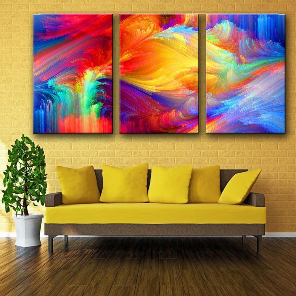 Best ideas about 3 Piece Wall Art
. Save or Pin 3 Piece Rainbow Canvas Wall art – MYPRIDESHOP Now.