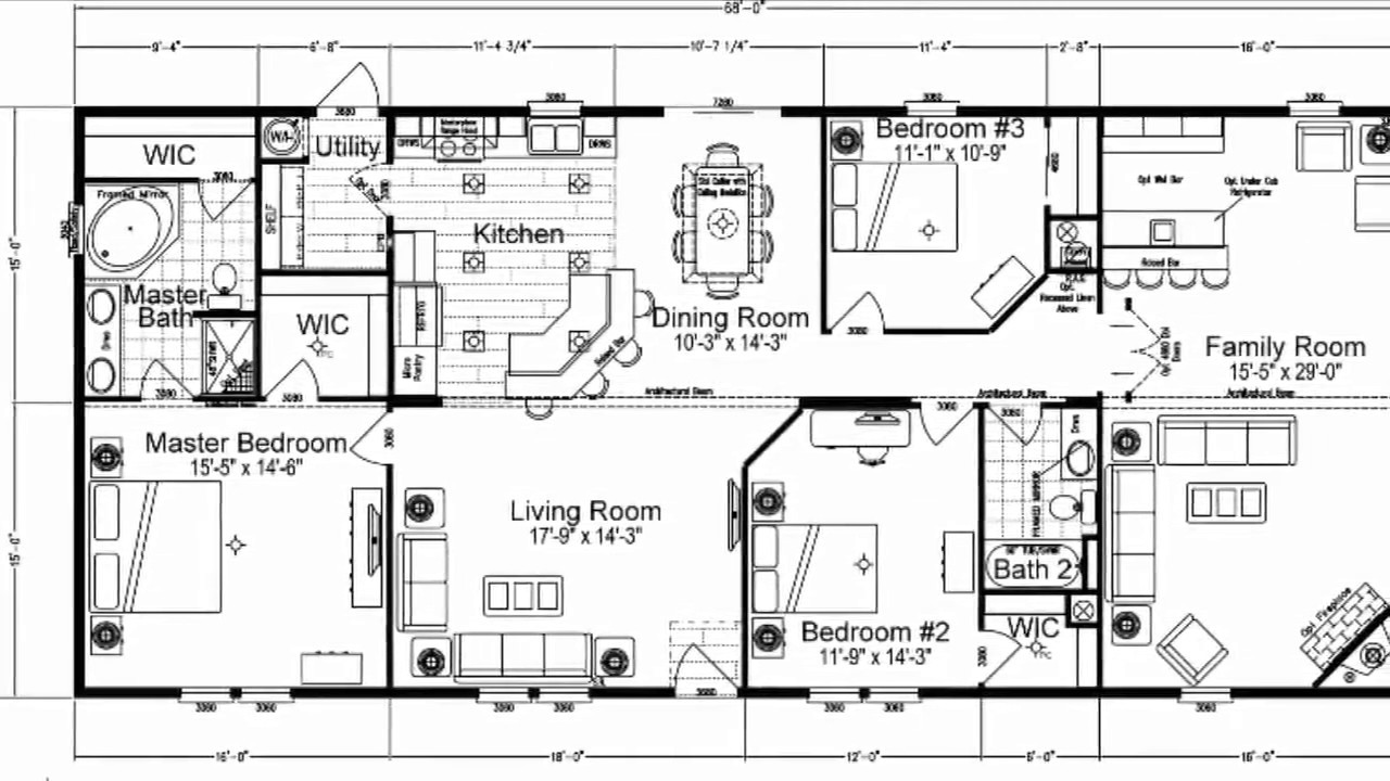 Best ideas about 4 Bedroom Mobile Homes
. Save or Pin 4 Bedroom Mobile Homes Home Design Decorating and Now.