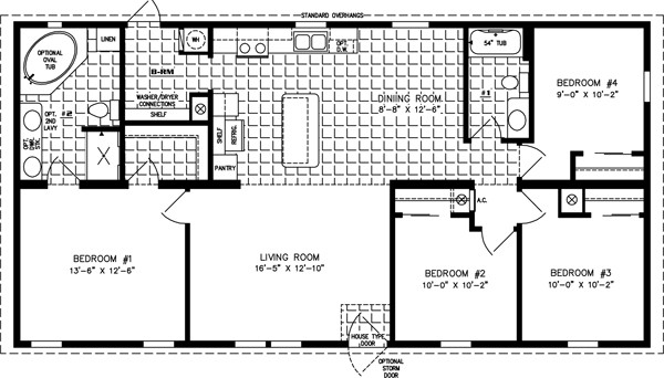 Best ideas about 4 Bedroom Mobile Homes
. Save or Pin Four Bedroom Mobile Home Floor Plans Now.