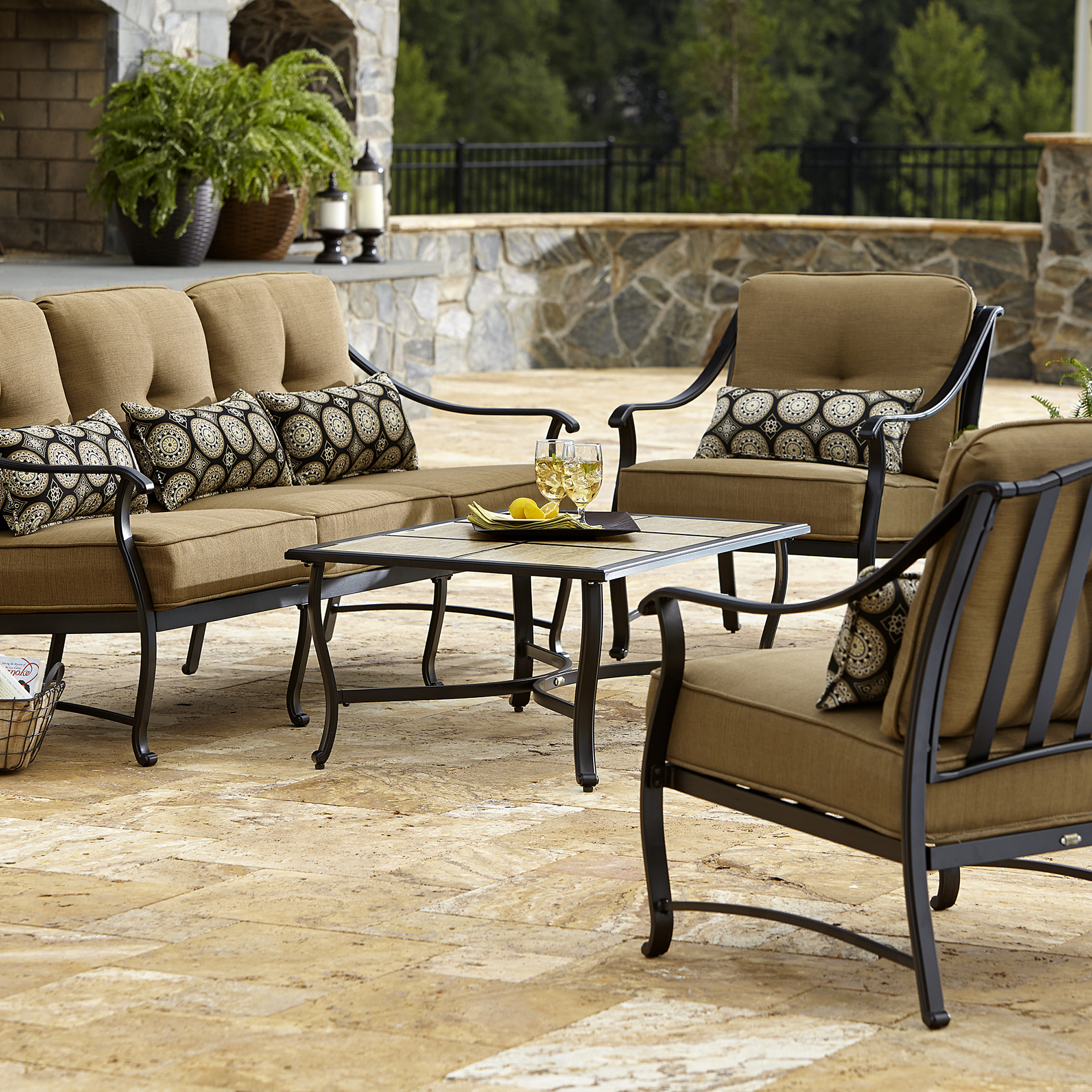 Best ideas about 4 Piece Patio Set
. Save or Pin La Z Boy Outdoor Landon 4 Piece Seating Set Limited Now.