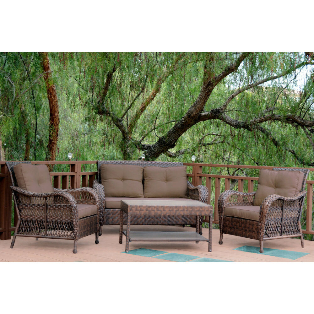 Best ideas about 4 Piece Patio Set
. Save or Pin 4 piece Resin Wicker Patio Conversation Set Now.