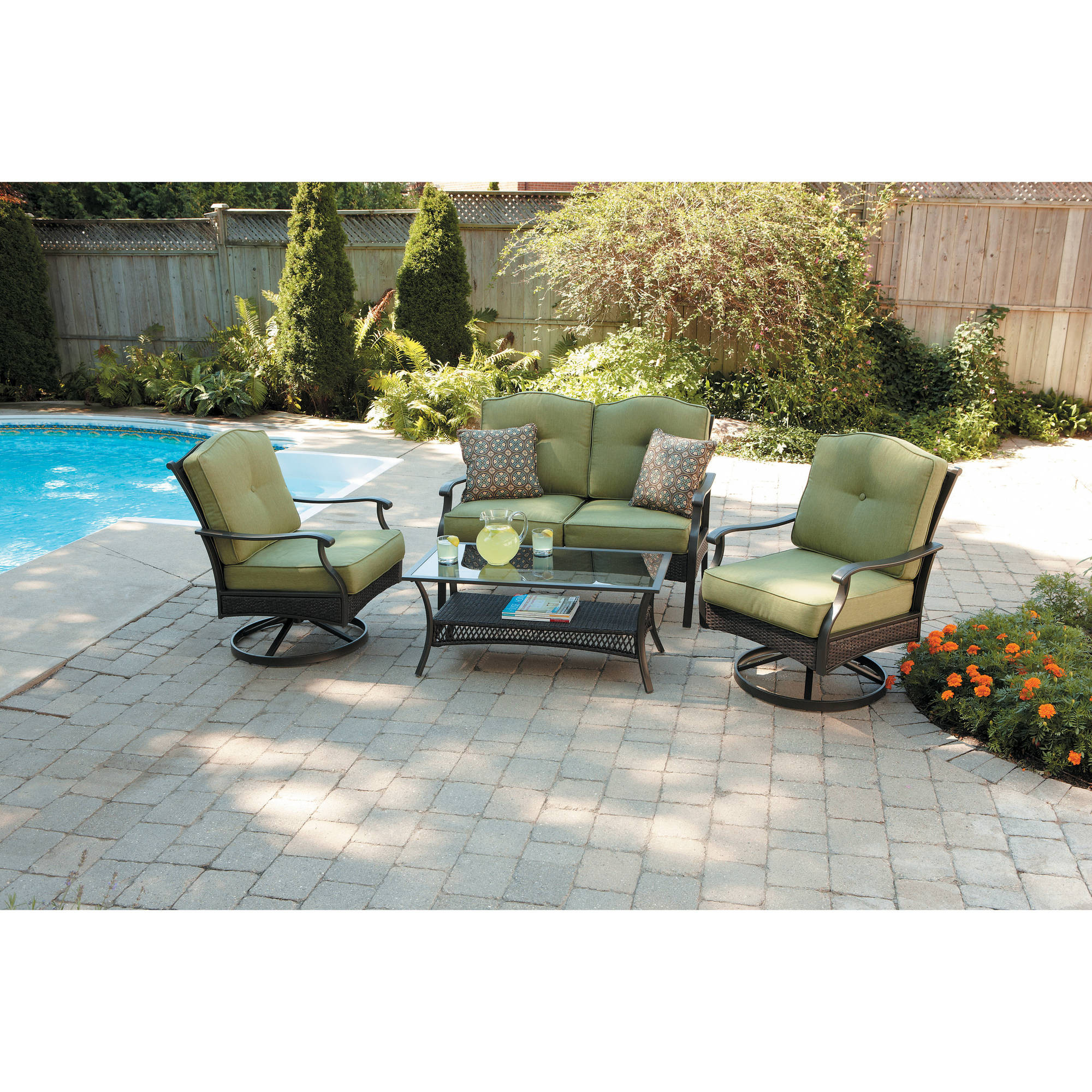 Best ideas about 4 Piece Patio Set
. Save or Pin 4 Piece Patio Conversation Set Providence Seats Outdoor Now.