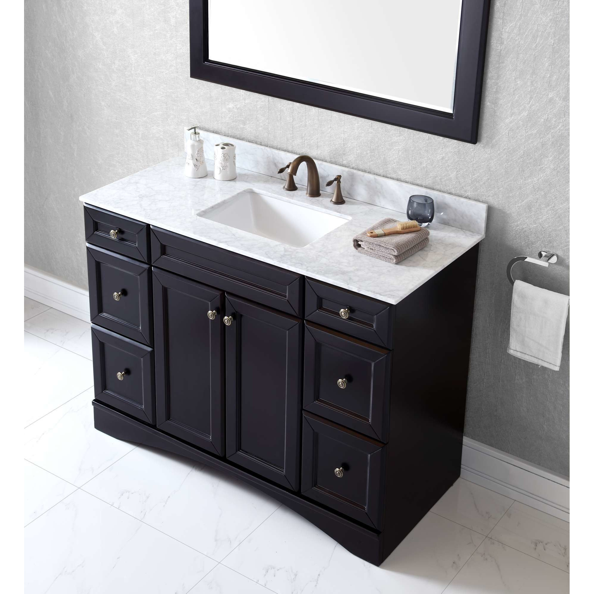 Best ideas about 48 Bathroom Vanity
. Save or Pin Virtu Talisa 48" Single Bathroom Vanity Set with Mirror Now.