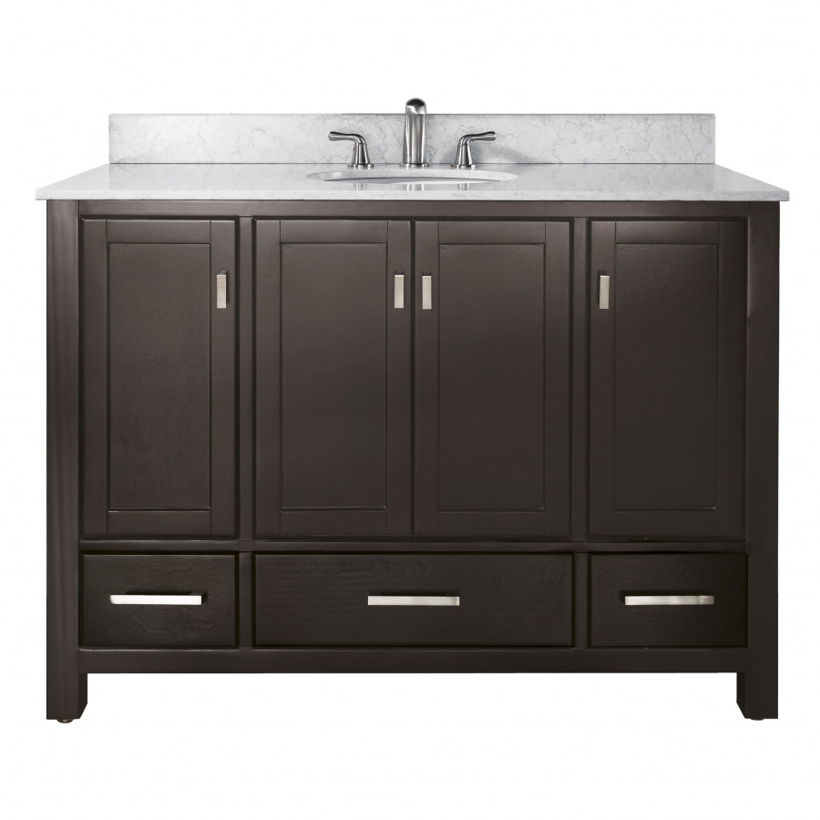 Best ideas about 48 Inch Bathroom Vanity
. Save or Pin 48 Inch Single Sink Bathroom Vanity in Espresso with Now.