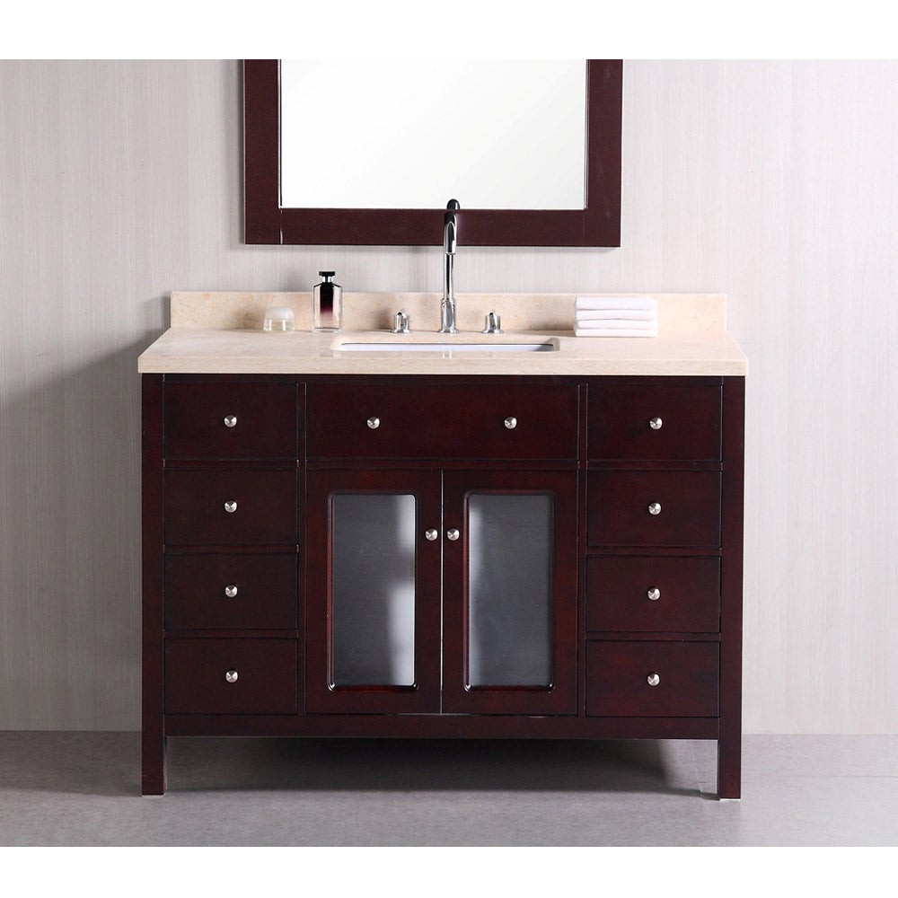 Best ideas about 48 Inch Bathroom Vanity
. Save or Pin Design Element Venetian 48 inch Single Sink Bathroom Now.