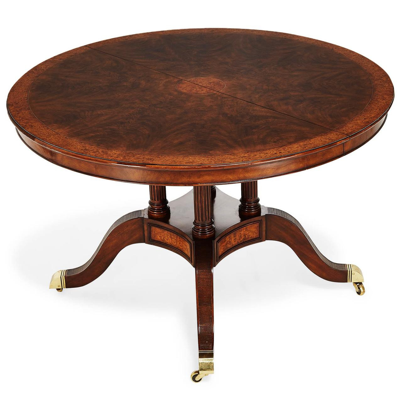 Best ideas about 48 Inch Round Dining Table
. Save or Pin 48 Inch Round to Oval Walnut and Yew Banded Dining Table Now.