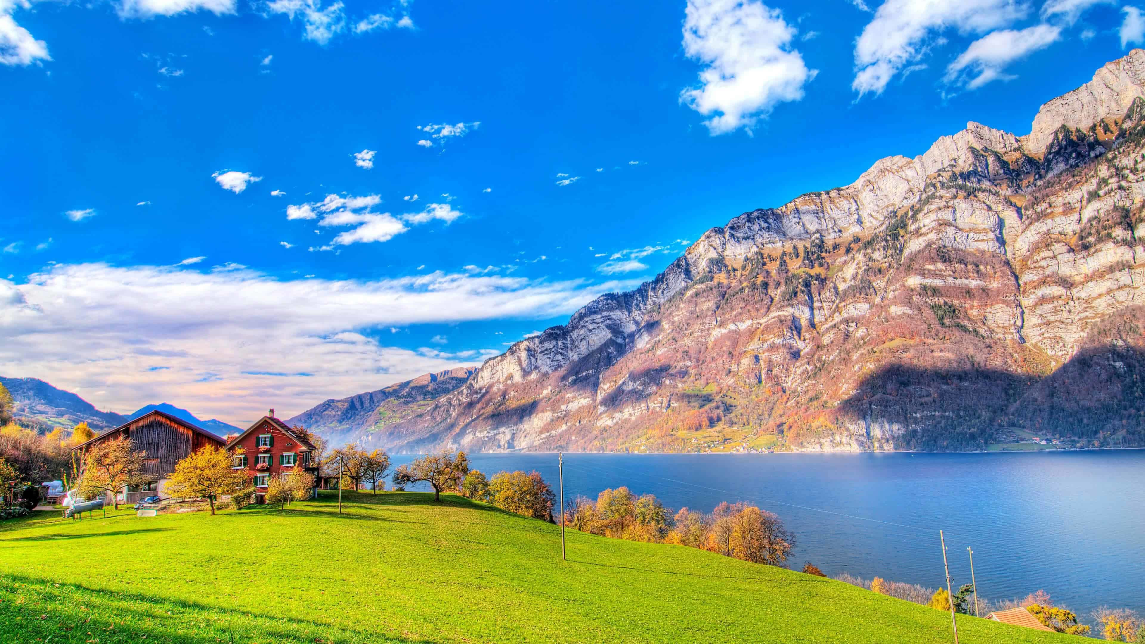 Best ideas about 4K Landscape Wallpaper
. Save or Pin Quarten Switzerland Landscape UHD 4K Wallpaper Now.
