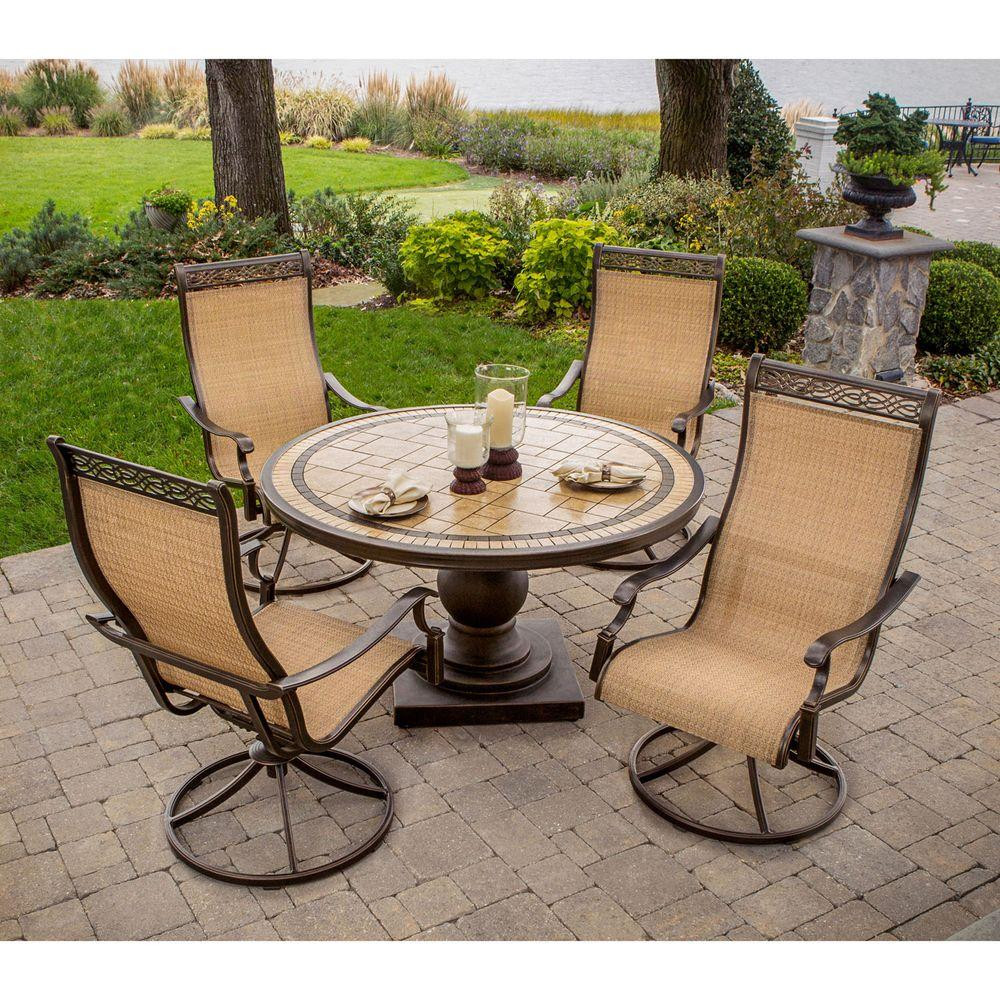 Best ideas about 5 Piece Patio Set
. Save or Pin Hanover Monaco 5 Piece Patio Outdoor Dining Set Now.