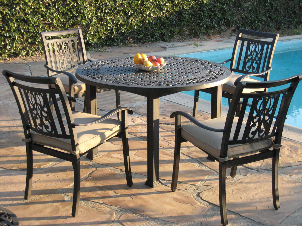 Best ideas about 5 Piece Patio Set
. Save or Pin Heaven Collection Outdoor Living Aluminum Patio Furniture Now.