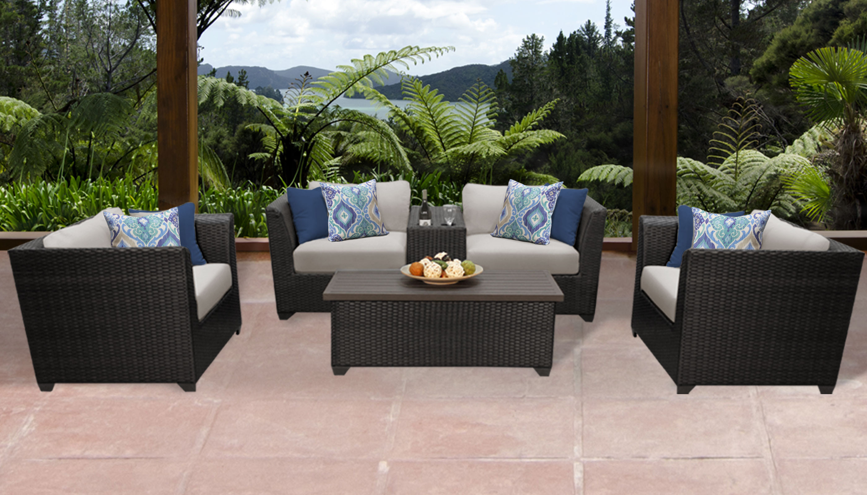 Best ideas about 6 Piece Patio Sets
. Save or Pin TK Classics Barbados 6 Piece Outdoor Wicker Patio Now.