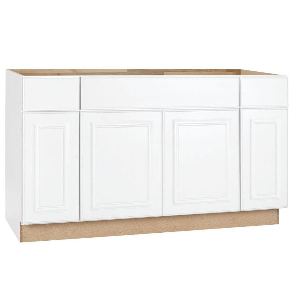 Best ideas about 60 Inch Kitchen Sink Base Cabinet
. Save or Pin Hampton Bay Hampton Assembled 60x34 5x24 in Sink Base Now.