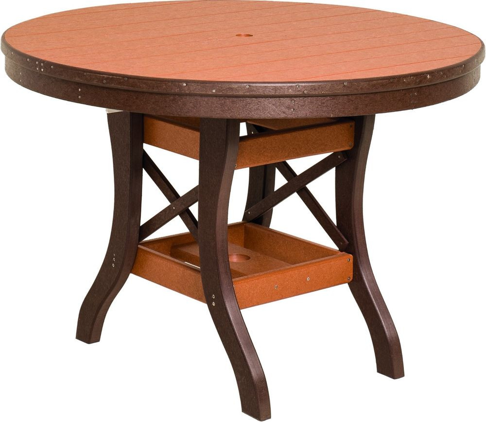 Best ideas about 60 Inch Round Dining Table
. Save or Pin Poly Lumber 60 inch Round Patio Dining Table 18 COLOR Now.