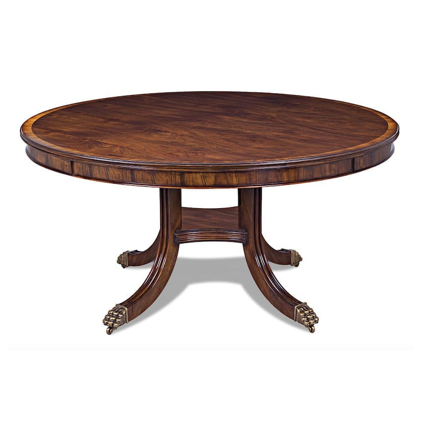 Best ideas about 60 Inch Round Dining Table
. Save or Pin 60 Inch Round Traditional Dining Table Solid Brass Feet Now.