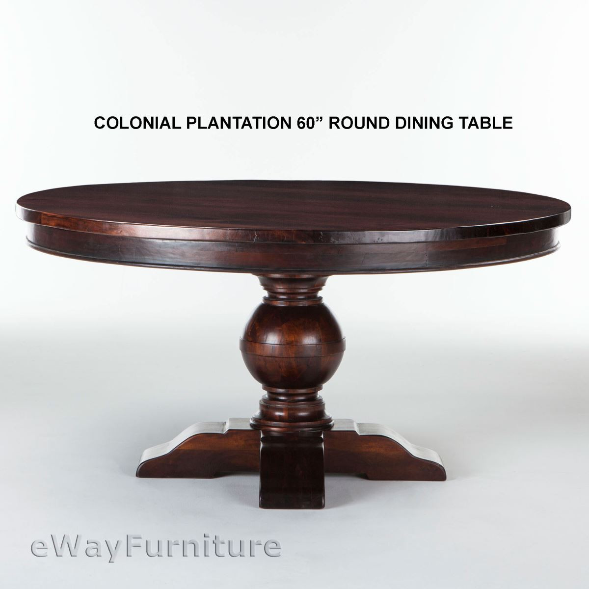 Best ideas about 60 Inch Round Dining Table
. Save or Pin Colonial Plantation 60 Inch Round Dining Room Table Solid Now.