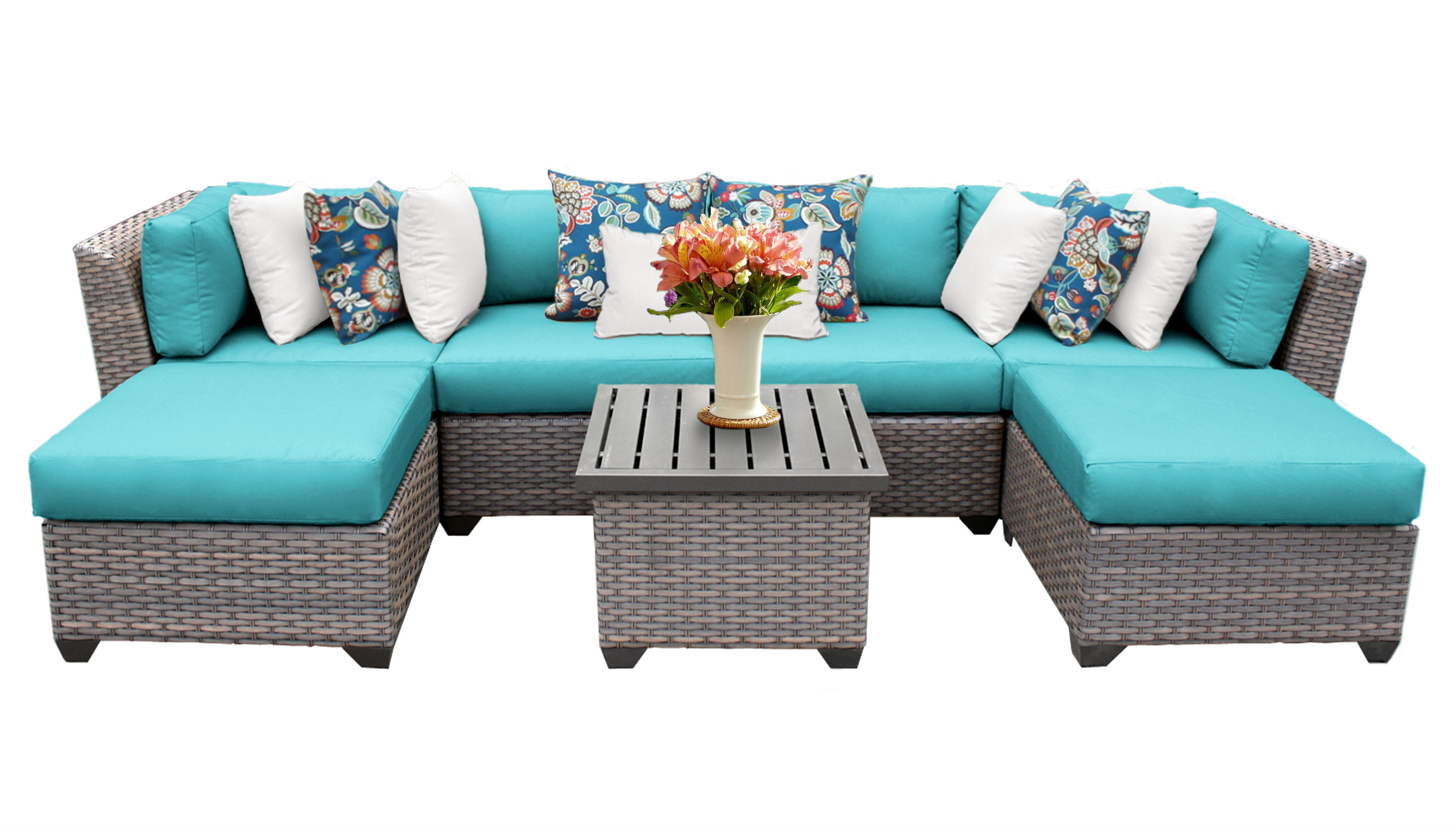Best ideas about 7 Piece Patio Set
. Save or Pin Catalina 7 Piece Outdoor Wicker Patio Furniture Set 07a 2 Now.
