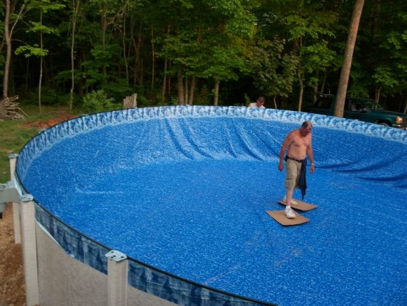 five foot deep above ground pool