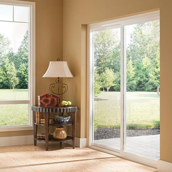 Best ideas about 96 Inch Sliding Patio Doors
. Save or Pin JELD WEN 72 In X 96 In V 4500 White Prehung Right Hand 2 Now.