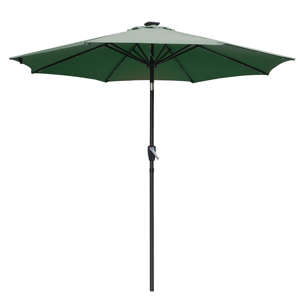 Best ideas about 9' Patio Umbrella
. Save or Pin 9 Patio Solar Umbrella LED Tilt Aluminium Deck Outdoor Now.