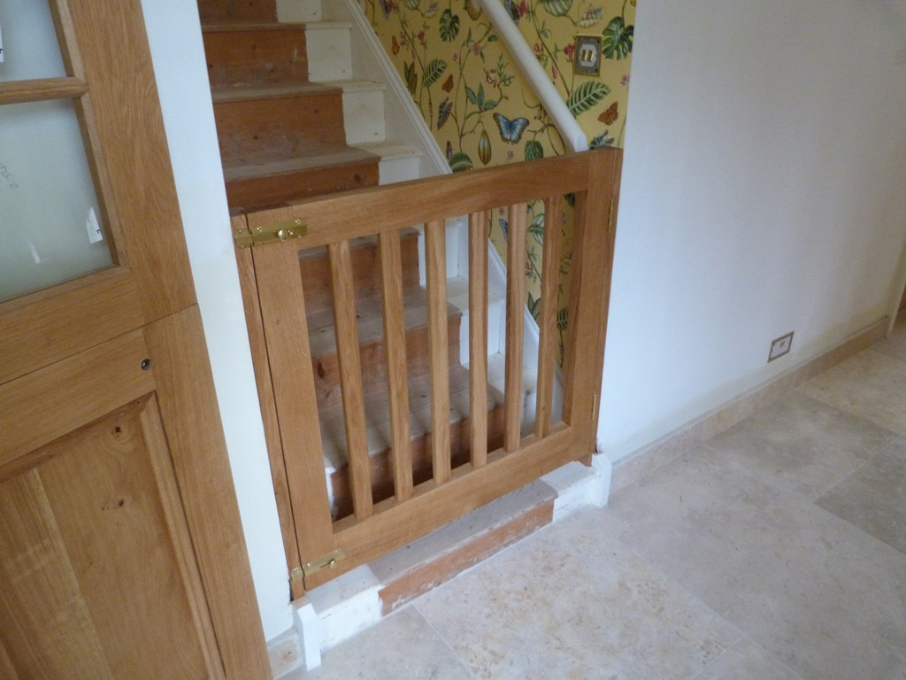 Best ideas about A Gate At The Stairs
. Save or Pin Sawdust In My Socks Oak Stair Gate Now.