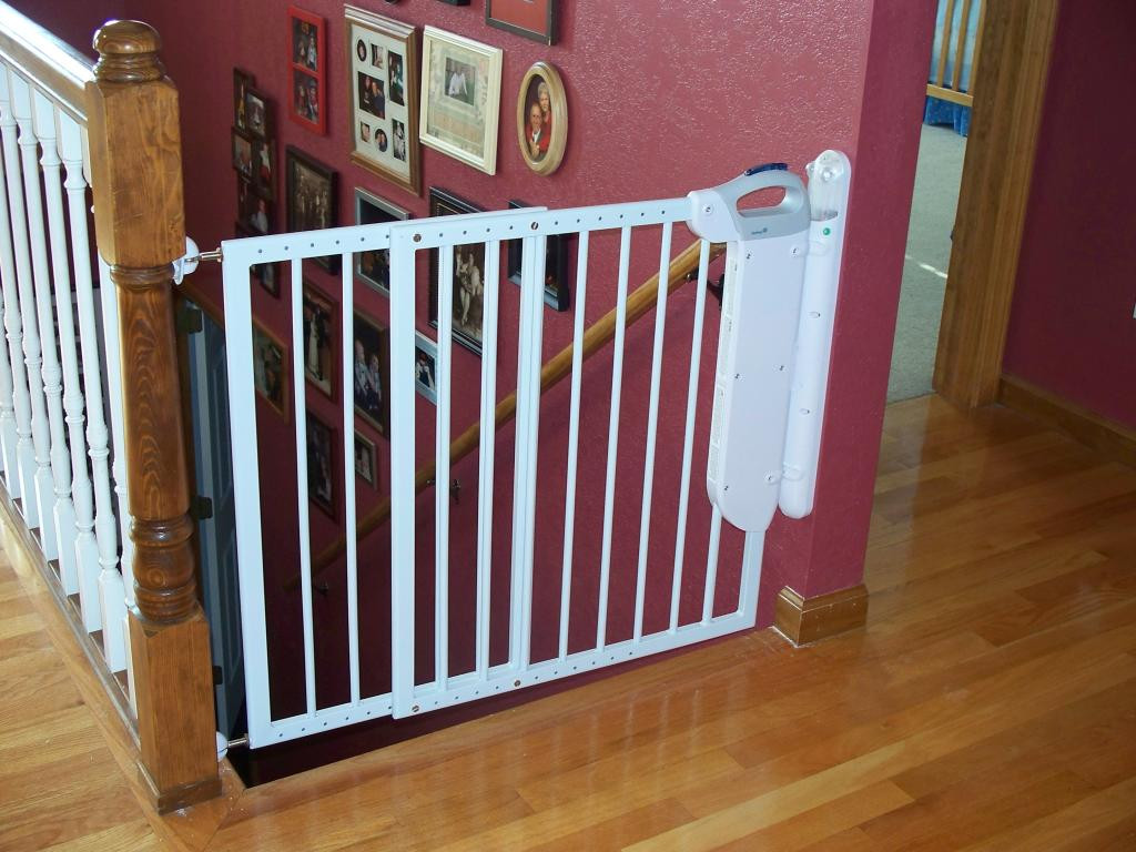 Best ideas about A Gate At The Stairs
. Save or Pin Safety 1st SmartLight Stair Gate Reviews Now.