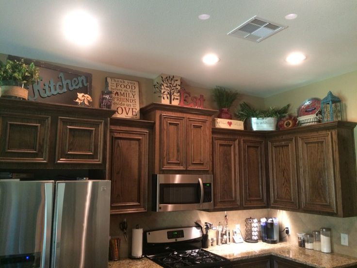 Best ideas about Above Cabinet Decor
. Save or Pin kitchen cabinets decor Awesome Now.