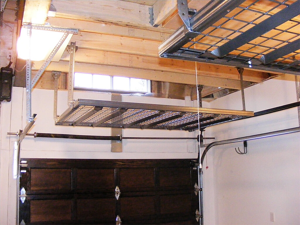 Best ideas about Above Garage Storage
. Save or Pin ready made steel overhead storage above garage door — Nuvo Now.
