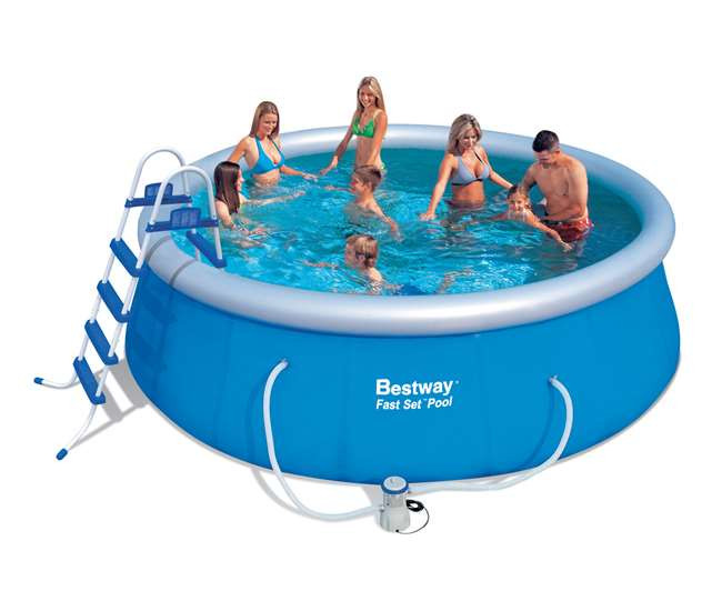 Best ideas about Above Ground Pool Accessories
. Save or Pin Bestway 15 x 48" Fast Set Inflatable Ground Now.