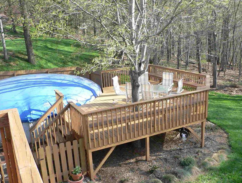 Best ideas about Above Ground Pool Deck Ideas On A Budget
. Save or Pin Ground Pool Deck Ideas A Bud Now.