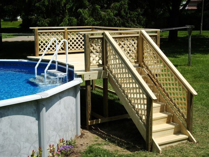Best ideas about Above Ground Pool Deck Ideas On A Budget
. Save or Pin Swimming Pools Decks Pool ideas Now.