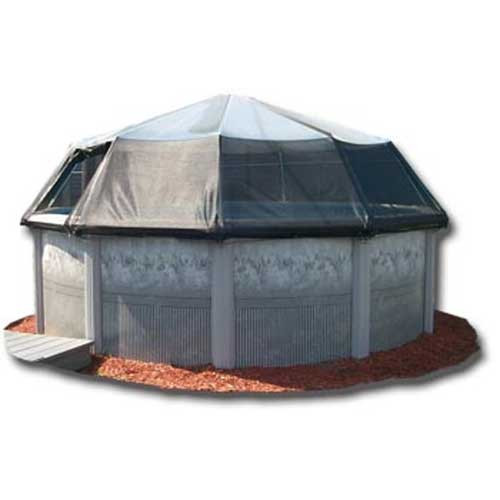 Best ideas about Above Ground Pool Dome
. Save or Pin 24 Round Ground Pool Screen Dome 16 Panels SD1624S Now.