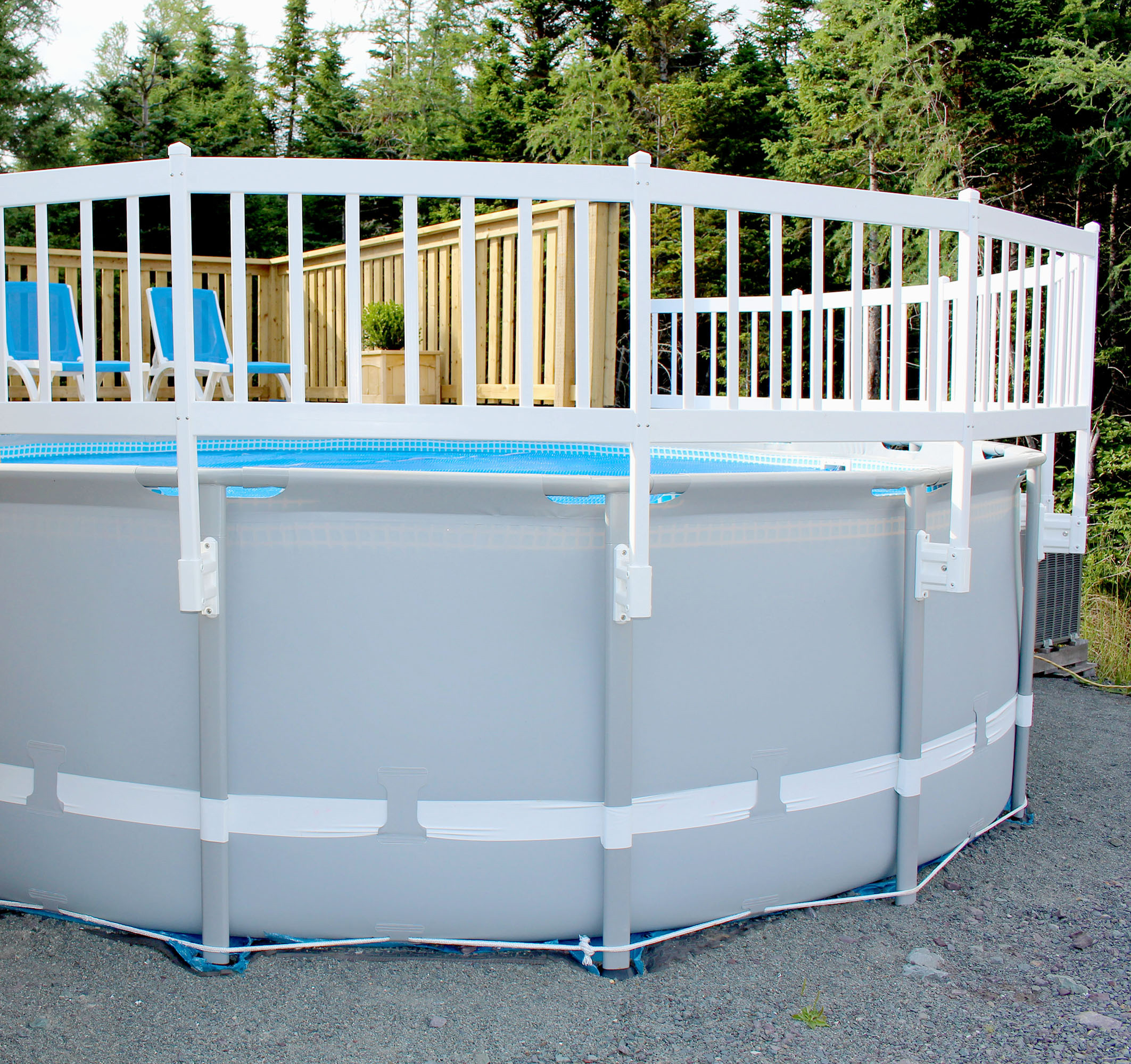 Best ideas about Above Ground Pool Fence
. Save or Pin Vinyl Works Ground Pool Fence Kit Taupe Now.