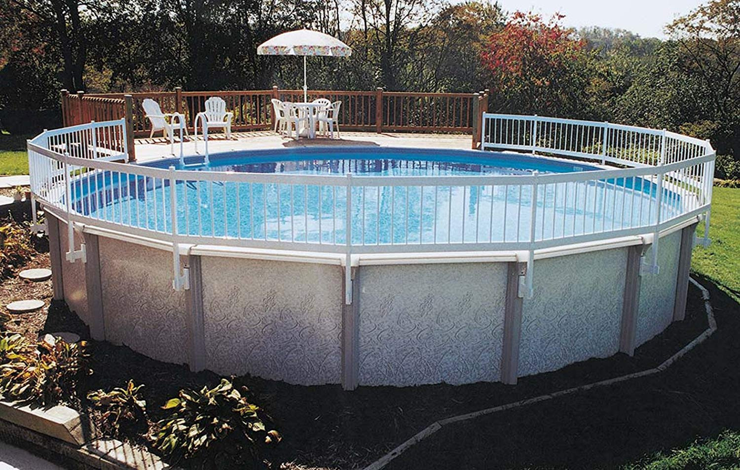 Best ideas about Above Ground Pool Kits
. Save or Pin Swim Pool Fence Ground Base Kit 8 Section Outdoor Now.