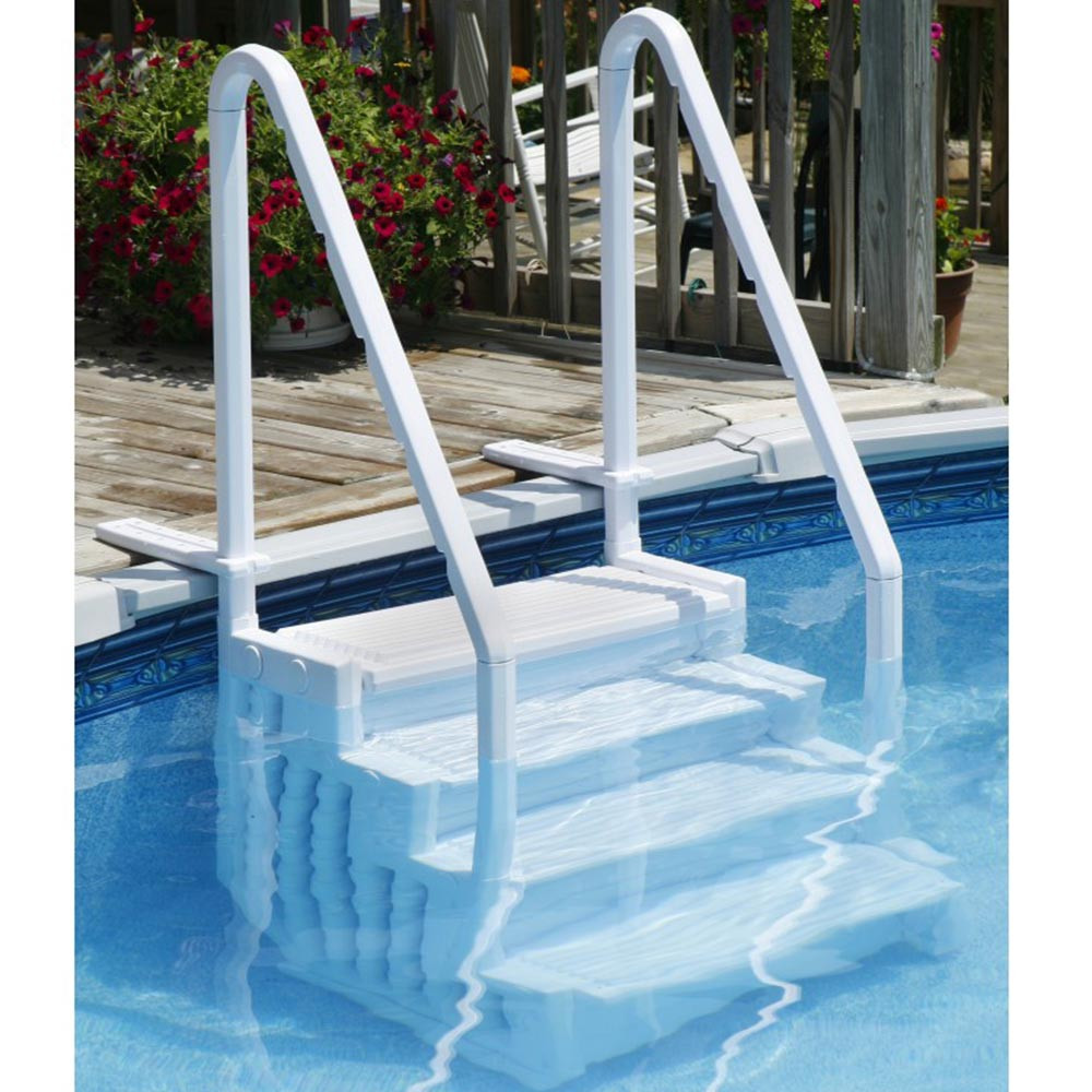 Best ideas about Above Ground Pool Ladders And Steps
. Save or Pin Easy Ground Swimming Pool Steps by BlueWave Now.