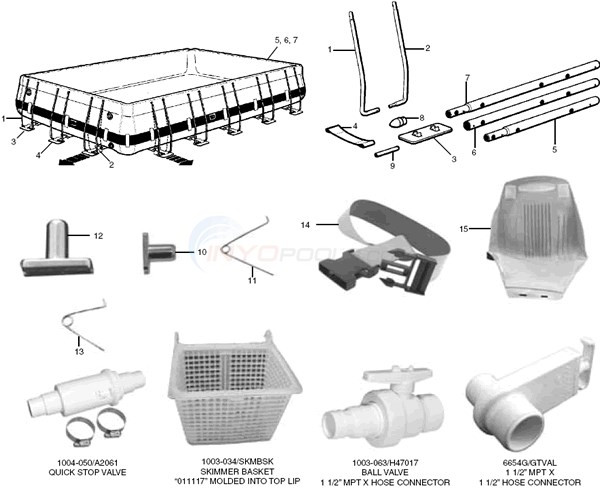 Best ideas about Above Ground Pool Replacement Parts
. Save or Pin K D Pools Rectangular Parts INYOPools Now.