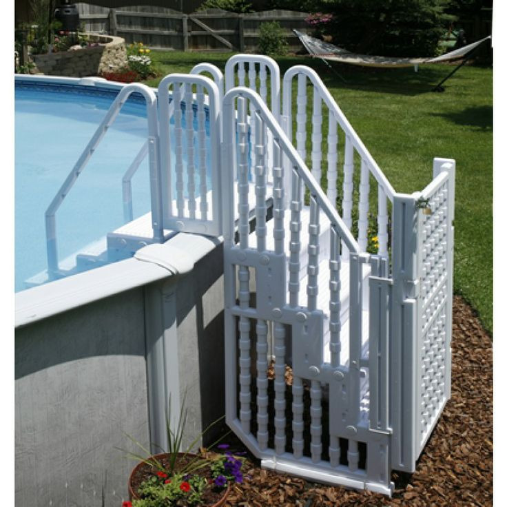 Best ideas about Above Ground Pool Stairs
. Save or Pin Choosing a Ladder or Steps for an Ground Pool Now.