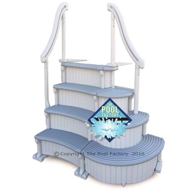 Best ideas about Above Ground Pool Steps
. Save or Pin Confer Curve Deluxe Ground Pool Steps Now.
