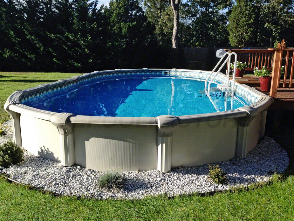 Best ideas about Above Ground Pool
. Save or Pin Semi inground Pool s The Pool Factory Now.
