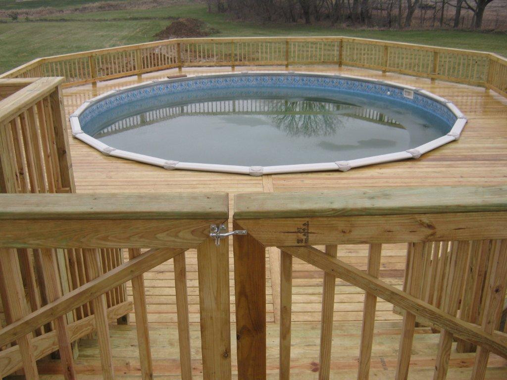 Best ideas about Above Ground Pool With Deck
. Save or Pin Have Archadeck of Ft Wayne build your pool deck Now.
