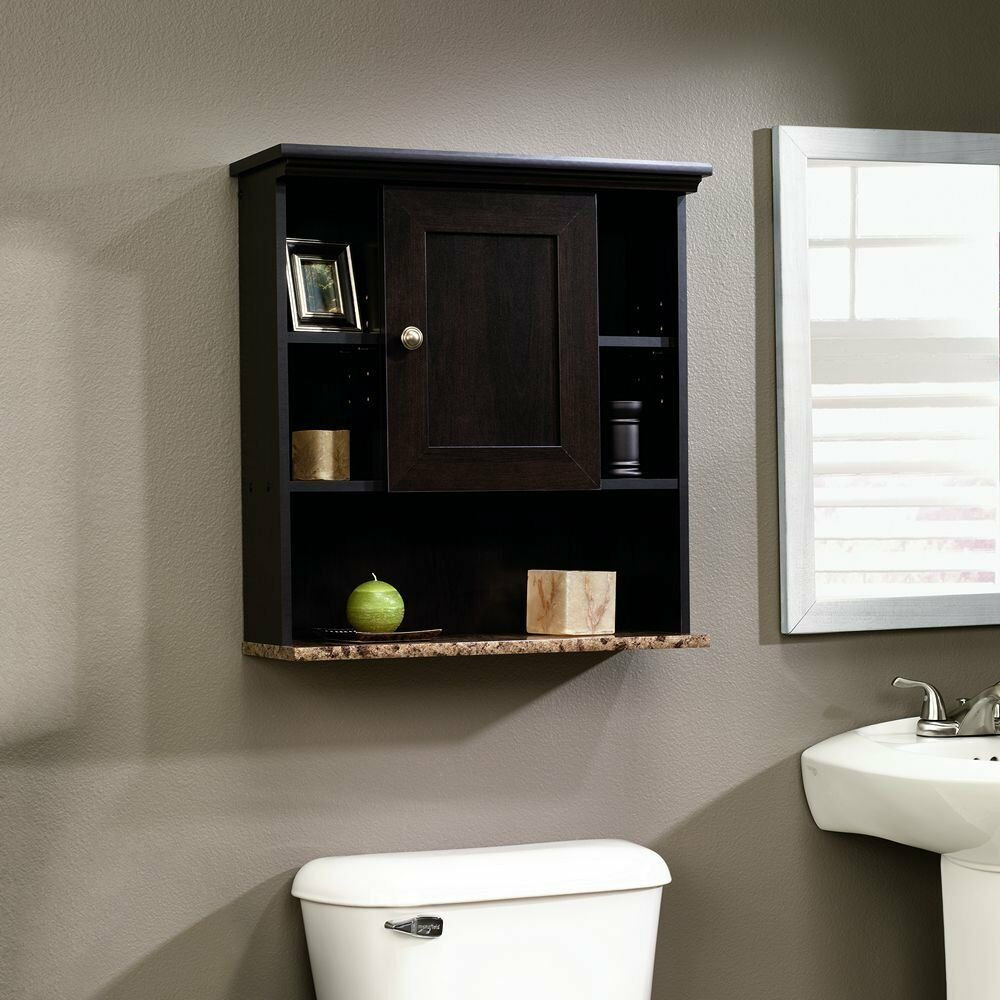 Best ideas about Above Toilet Cabinet
. Save or Pin Bathroom Storage Cabinet Wood Over Toilet Shelf Medicine Now.