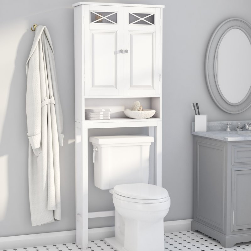 Best ideas about Above Toilet Cabinet
. Save or Pin Darby Home Co Coddington 25" W x 68" H Over The Toilet Now.