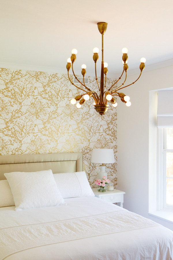 Best ideas about Accent Wallpaper Bedroom
. Save or Pin gold wallpaper for walls 2017 Grasscloth Wallpaper Now.