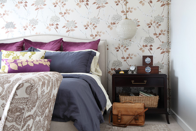 Best ideas about Accent Wallpaper Bedroom
. Save or Pin refresheddesigns quick refresh wallpaper accent wall Now.