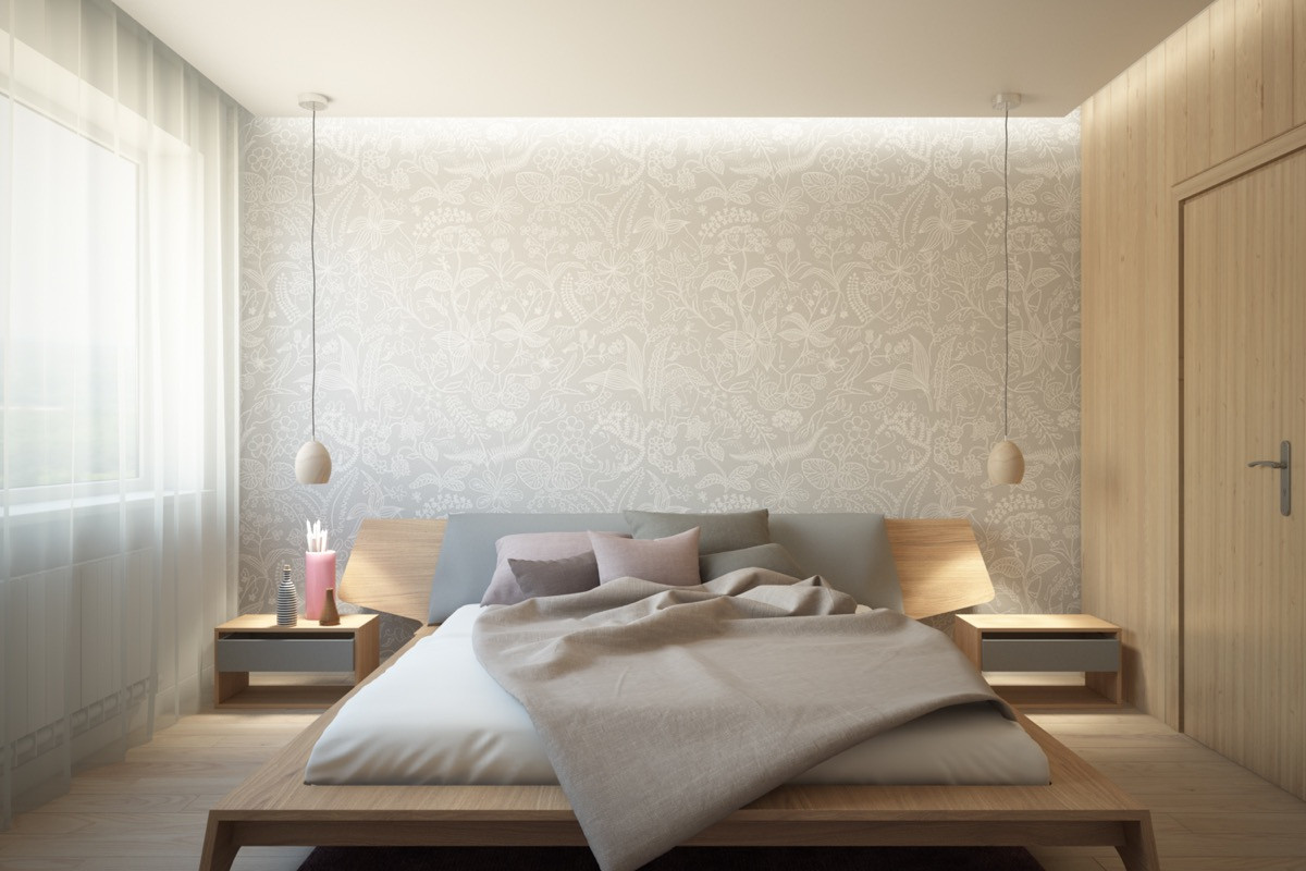 Best ideas about Accent Wallpaper Bedroom
. Save or Pin 44 Awesome Accent Wall Ideas For Your Bedroom Now.