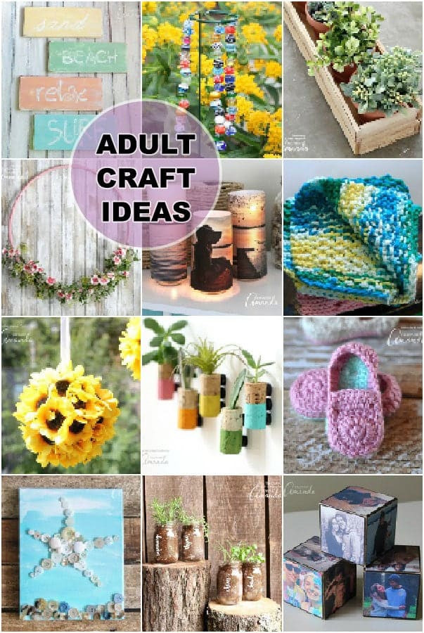 Best ideas about Adult Art Projects
. Save or Pin Adult Craft Ideas lots of crafts for adults Now.