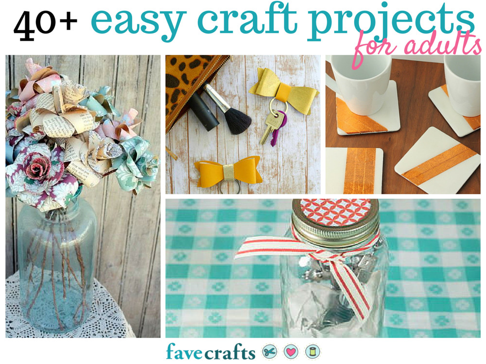 Best ideas about Adult Arts And Crafts
. Save or Pin 44 Easy Craft Projects For Adults Now.