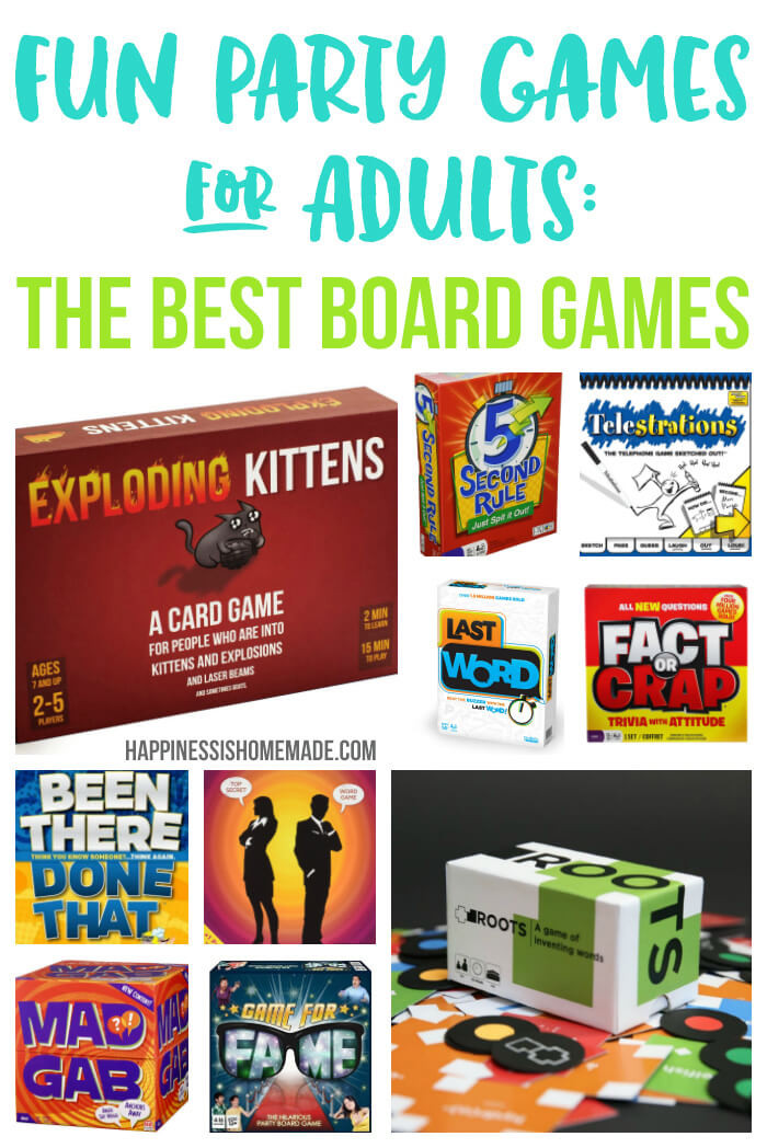 Best ideas about Adult Party Activities
. Save or Pin Fun Party Games for Adults Board Games Happiness is Now.