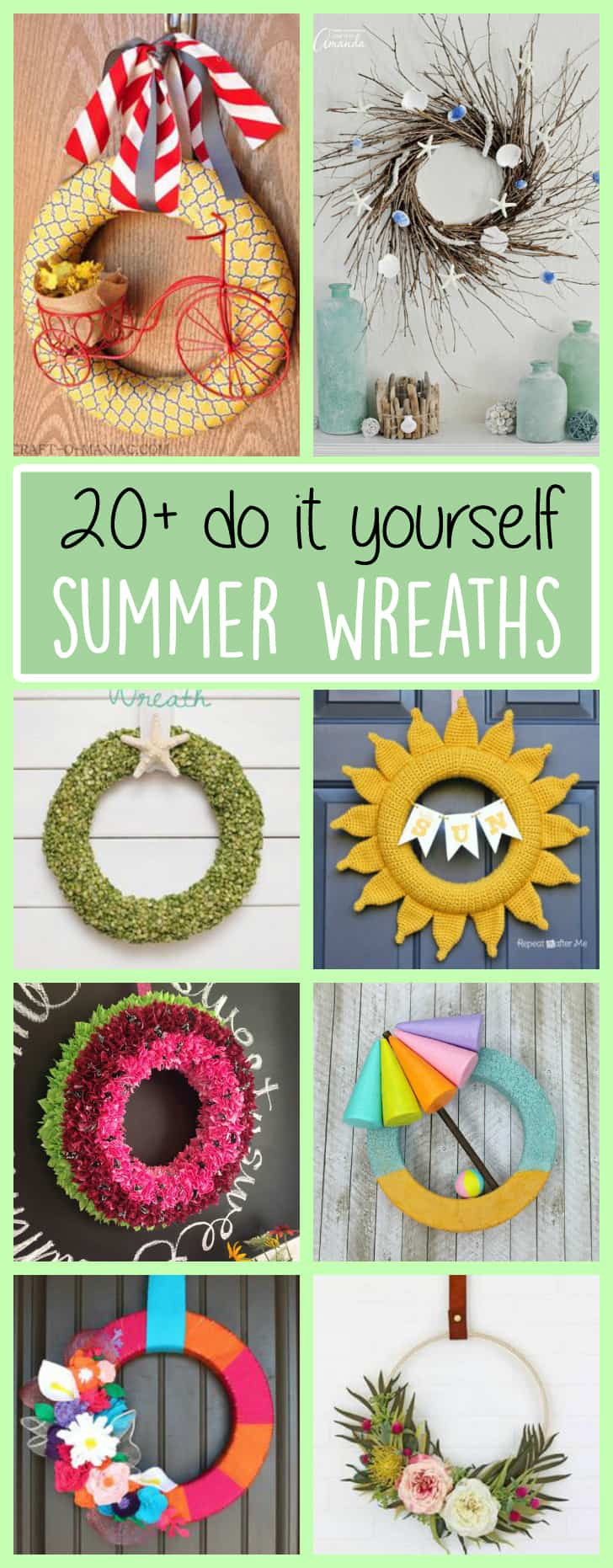 Best ideas about Adult Summer Crafts
. Save or Pin DIY Summer Wreaths 20 beautiful statement wreaths for Now.