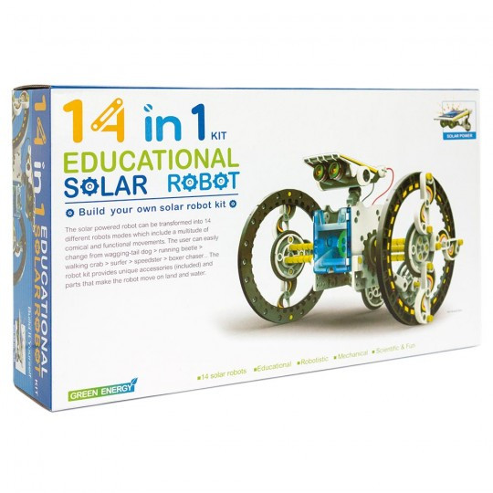 Best ideas about Advanced 14 In 1 DIY Solar Robot Kit
. Save or Pin OMSI Owi 14 in 1 Educational Solar Kit Now.