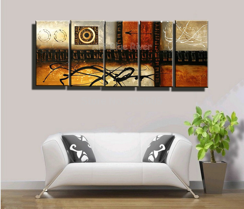 Best ideas about Affordable Wall Art
. Save or Pin 5 piece huge muti panel canvas wall art cheap large Now.